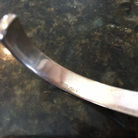 Sleek Authentic Tiffany & Co. Sterling Silver Vintage Atlas Bracelet from Italy - Picture 4 of 5